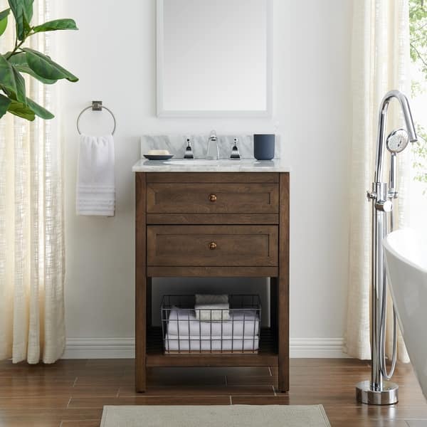 The Gray Barn Pennington Farmhouse Brown Stone 24 Inch Bath The Gray Barn Pennington Farmhouse