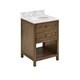 The Gray Barn Pennington Modern Farmhouse Brown Stone 24-Inch Bath Vanity - Thumbnail 4