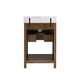 The Gray Barn Pennington Modern Farmhouse Brown Stone 24-Inch Bath Vanity - Thumbnail 7