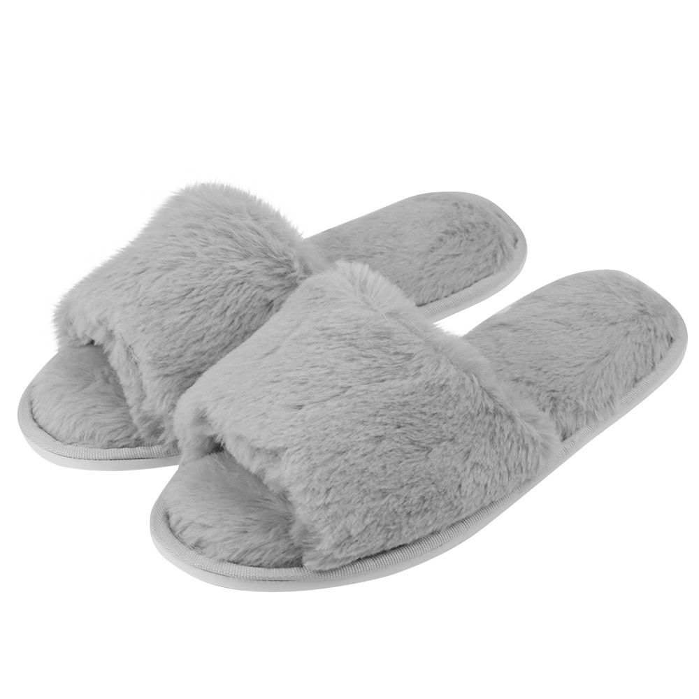furry bedroom slippers