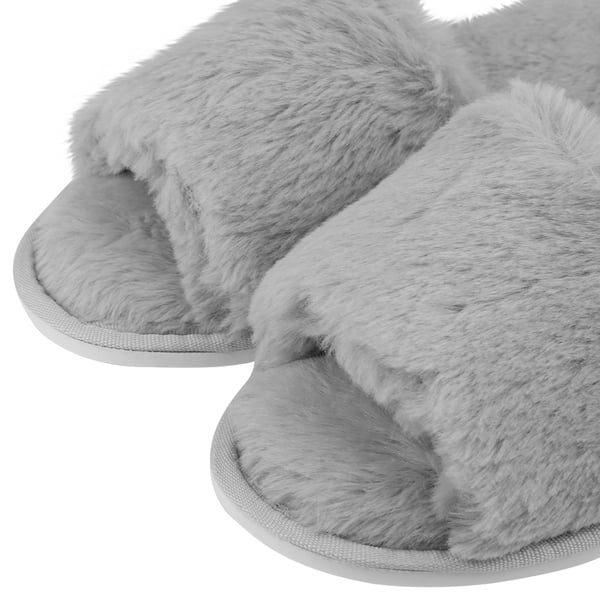 Shop Cozy Women Fuzzy Memory Foam Bedroom Home Slide Slipper