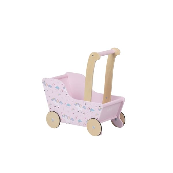 Shop Moover Toys Line Design Baby Doll Wooden Unicorn Pram