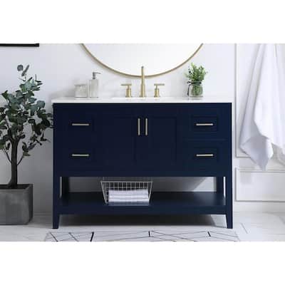 Buy Over 34 Inches Blue Bathroom Vanities Vanity Cabinets