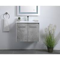 24 in. Single Bathroom Floating Vanity