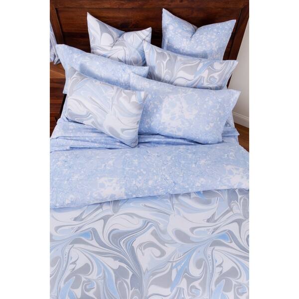 Shop Quicksilver Marbled Reversible Filled Duvet Cover Set Free