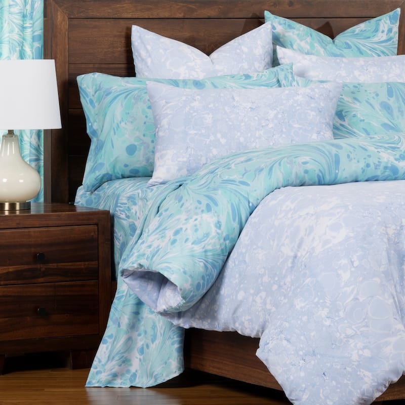 Siscovers Triton/ Blue Ice Reversible Luxury Duvet Cover and Insert Set