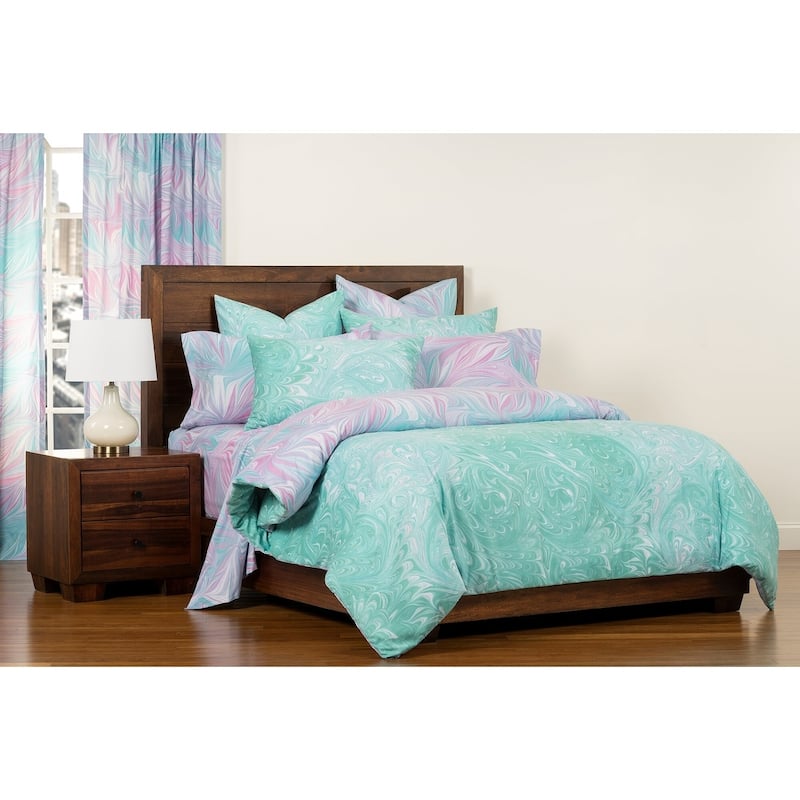 Siscovers Verona/ Aquarius Reversible Luxury Duvet Cover and Insert Set
