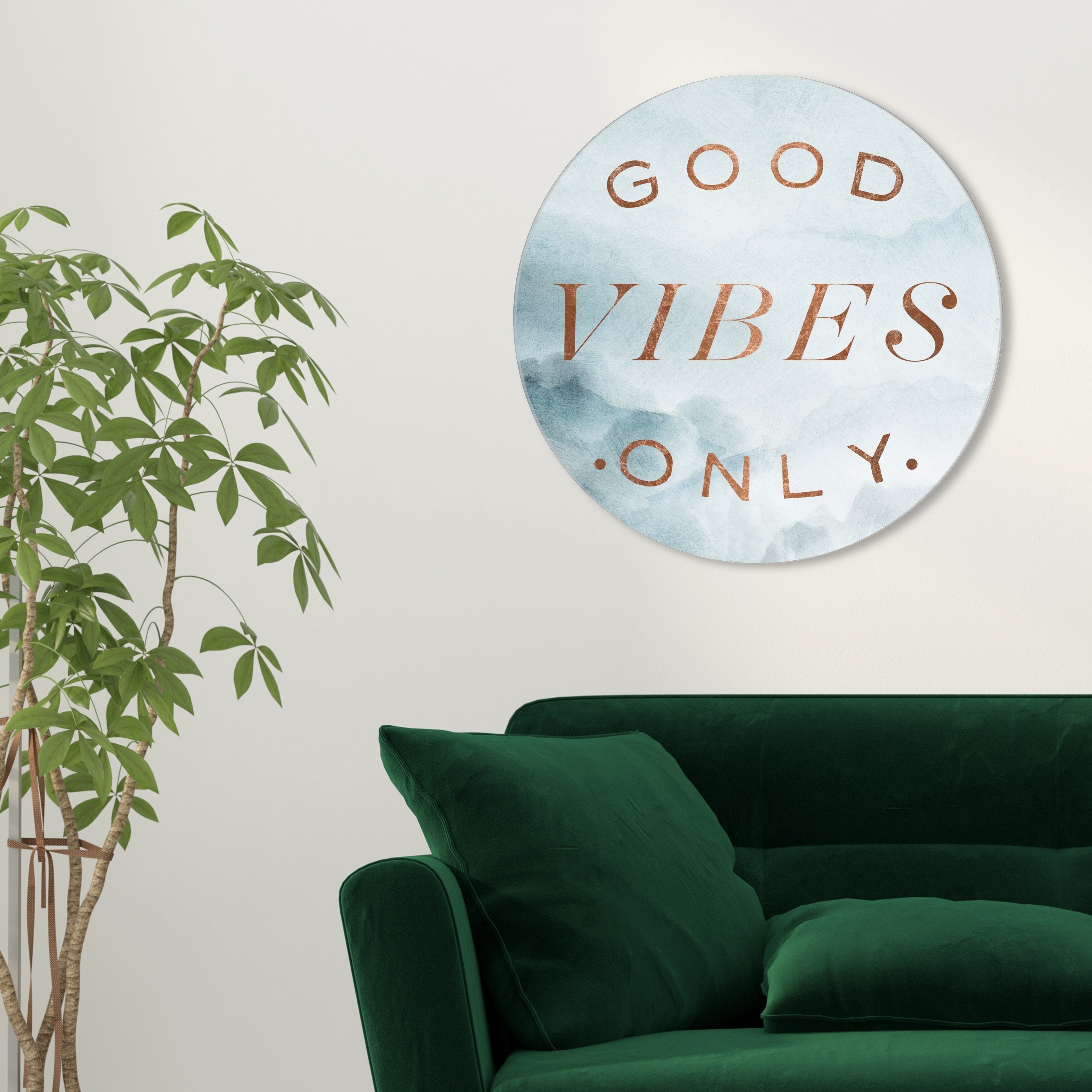 Good Vibes Only  Typography and Quotes Wall Art by Oliver Gal