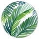 preview thumbnail 2 of 10, Oliver Gal 'Hojas de Palma Round' Floral and Botanical Round Circle Acrylic Wall Art - Green, White