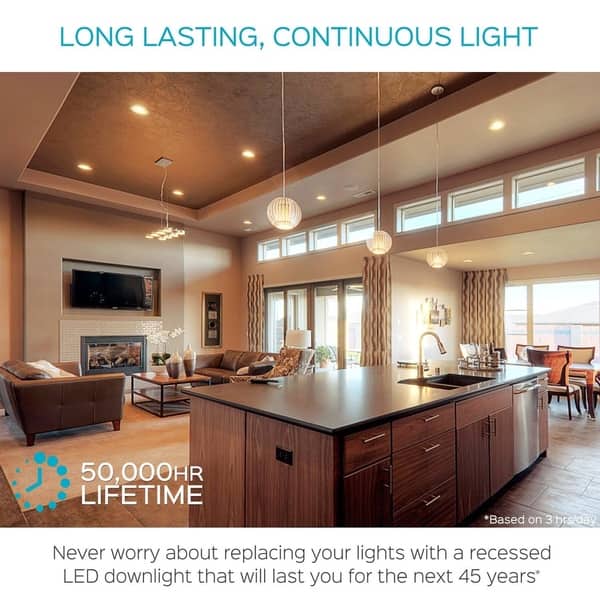 Luxrite 5 6 Inch Led Recessed Light With Junction Box 15w 6 Inch Led Recessed Light