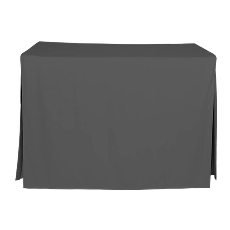 Tablevogue Solid 4 Ft. Table Cover - 48 Inches - Charcoal