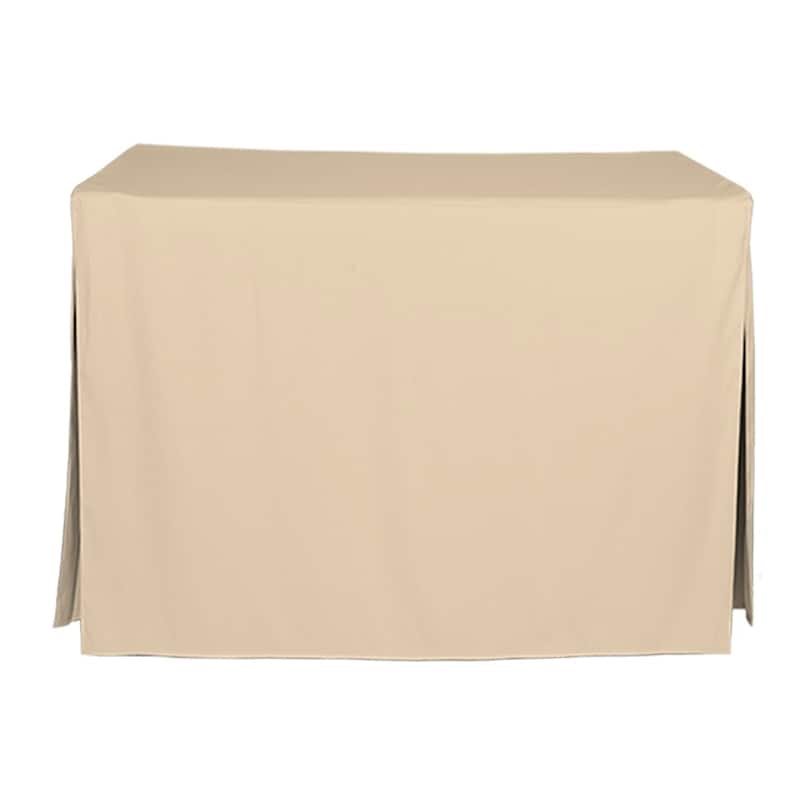 Tablevogue Solid 4 Ft. Table Cover - 48 Inches - Natural