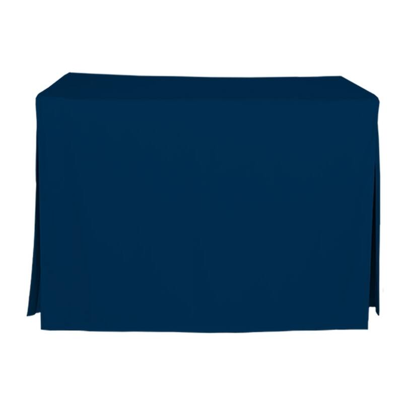 Tablevogue Solid 4 Ft. Table Cover - 48 Inches - Sapphire