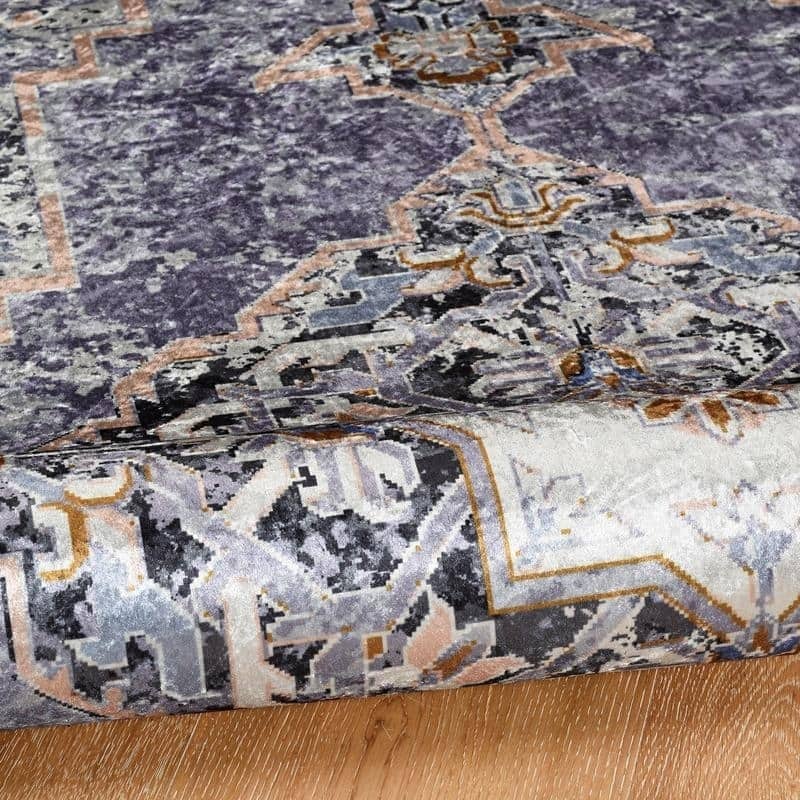 Porch & Den Toelle Distressed Medallion Pattern Area Rug