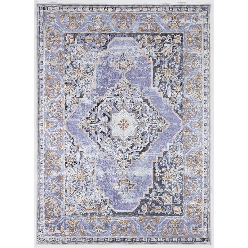 Porch & Den Toelle Distressed Medallion Pattern Area Rug