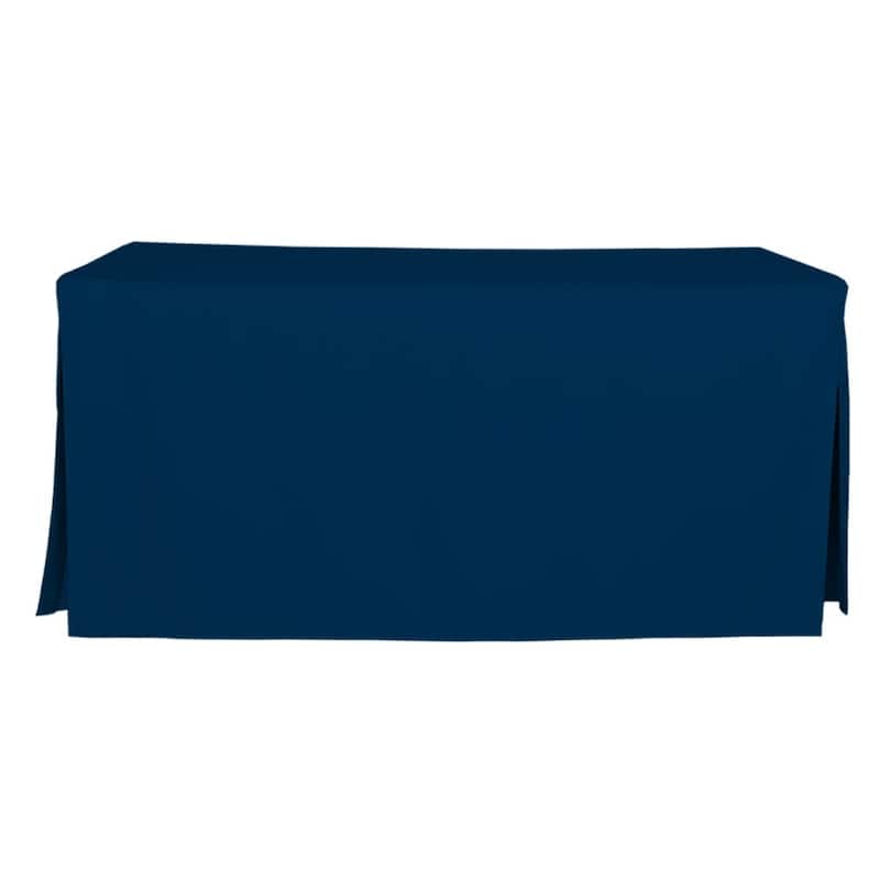 Tablevogue Solid 6 Ft. Table Cover - 72 Inches - Sapphire