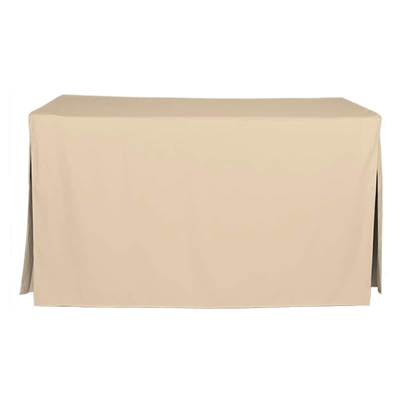 Tablevogue Solid 5 Ft. Table Cover - Natural