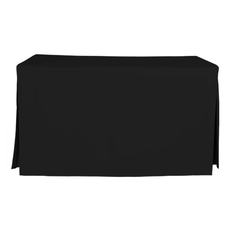 Tablevogue Solid 5 Ft. Table Cover - Black