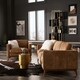 preview thumbnail 3 of 8, Roma Tan Leather Club Chair by iNSPIRE Q Modern