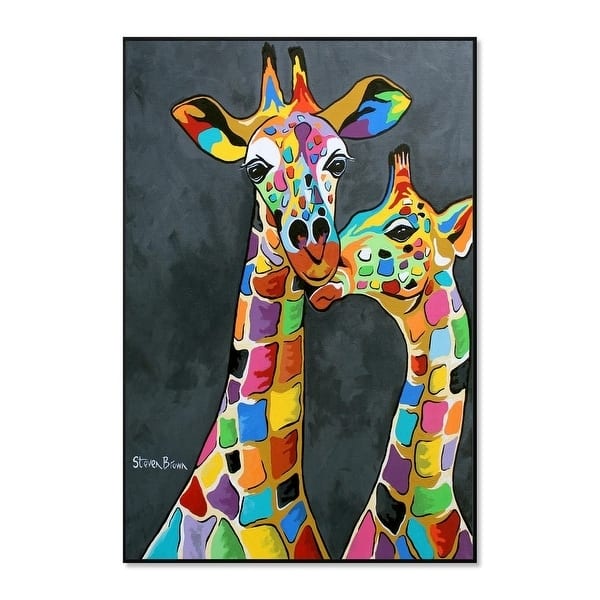 Epic Graffiti "Francie & Josie" Framed High Gloss Acrylic Wall Art