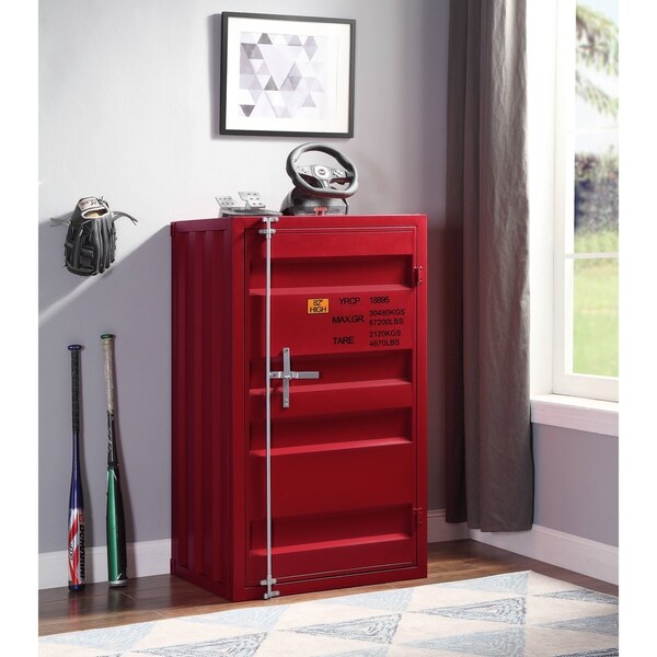 Cargo Chest with 1 Door - Red