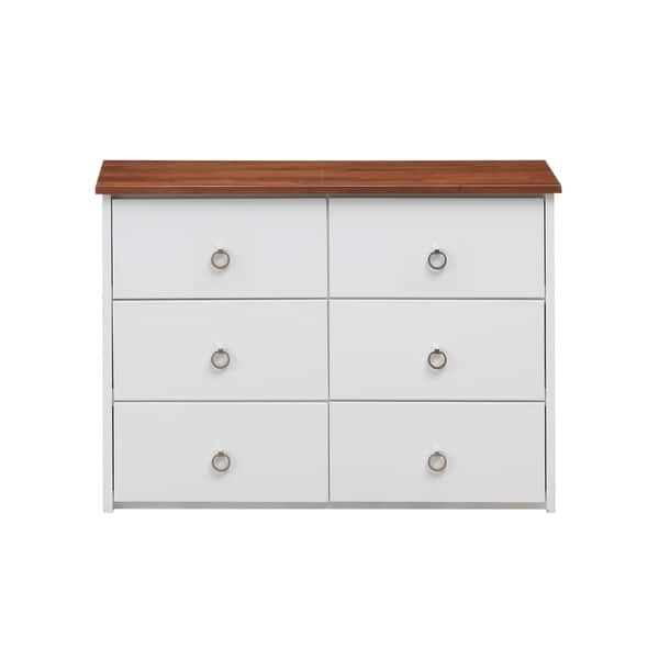 Shop Farah Dresser White Oak Free Shipping Today Overstock