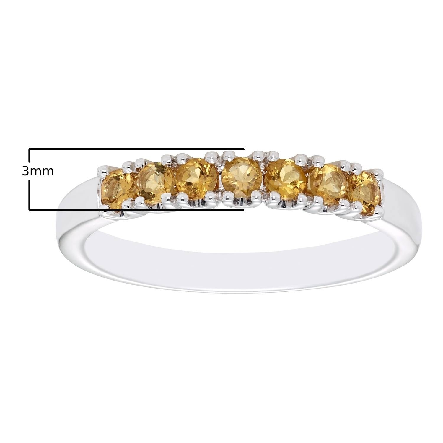 citrine birthstone bracelet