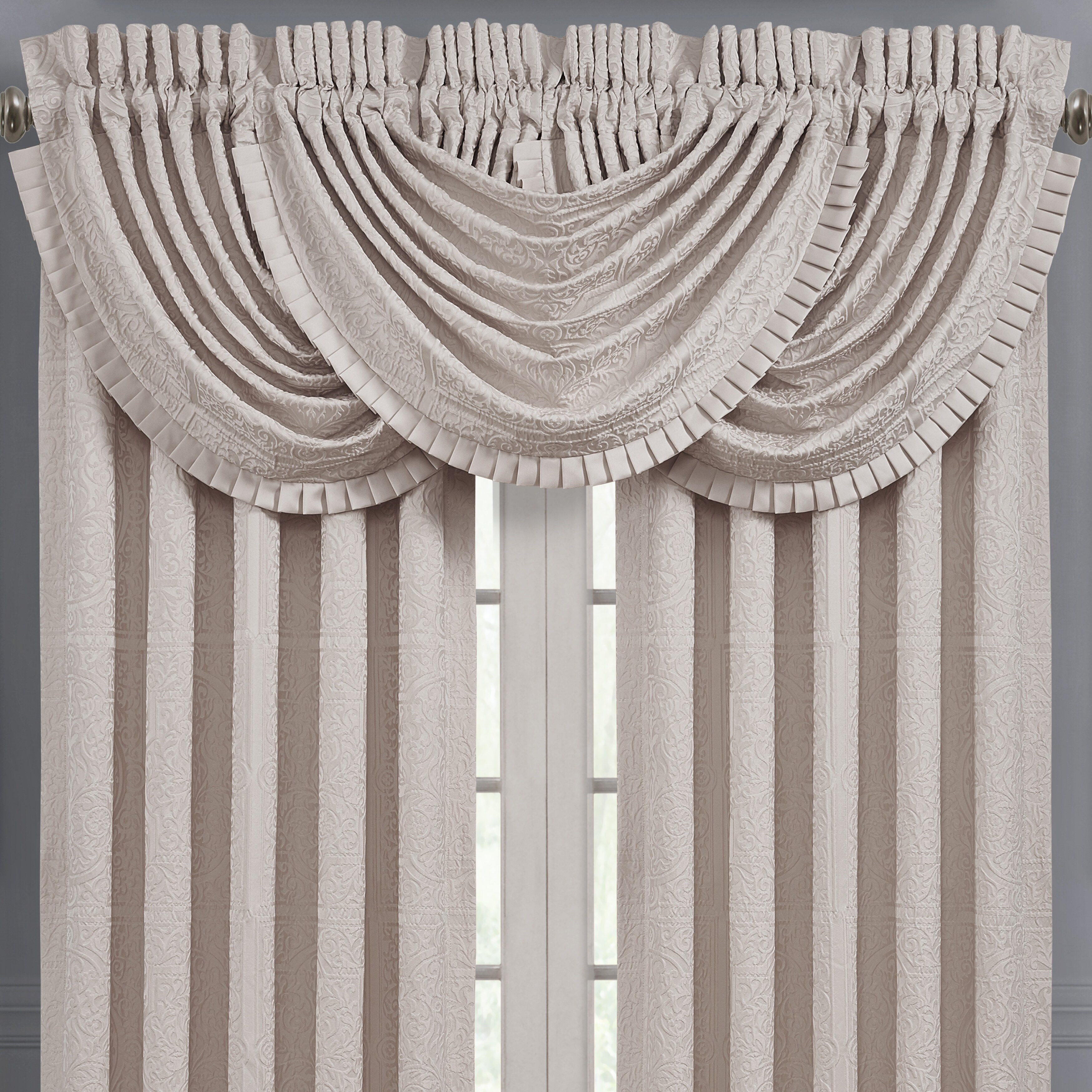 Shop Gracewood Hollow Malinda Blush Window Waterfall Valance On
