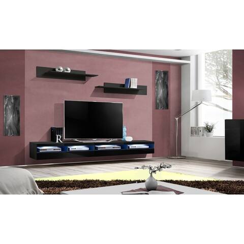 Fly Modular 2X Wall Mounted Floating 126" TV Stand (Type-35)