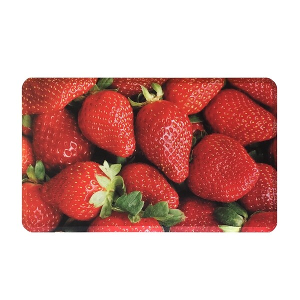 Liberty Mats Strawberries Premium Anti Fatigue Floor Mat 18 x 30-inch - 18x30