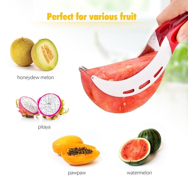 Norpro Stainless Steel Watermelon Cutter Melon Slicer Cutting Serving Tongs