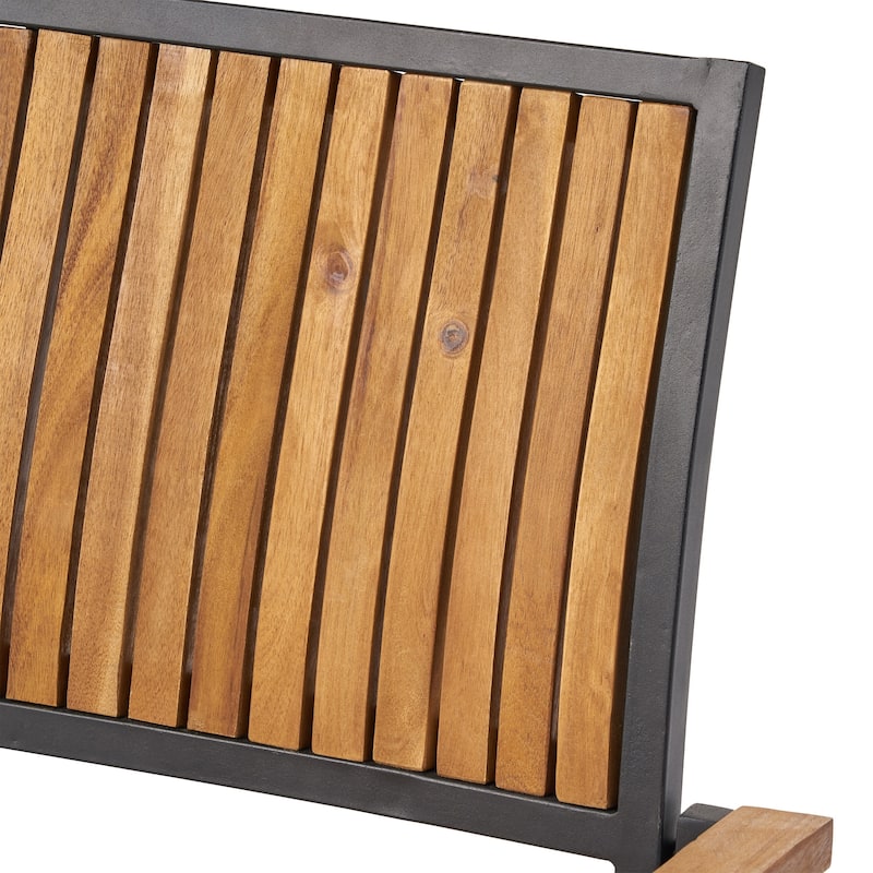 Alpina Acacia Wood 5-piece Square Table Outdoor Dining Set by Christopher Knight Home