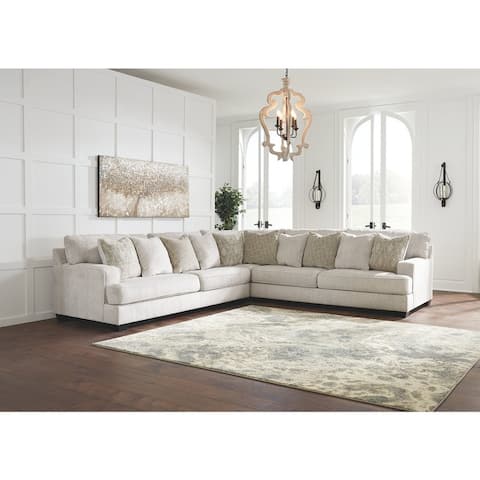 Rawcliffe 3-Piece Modern Sectional - Parchment