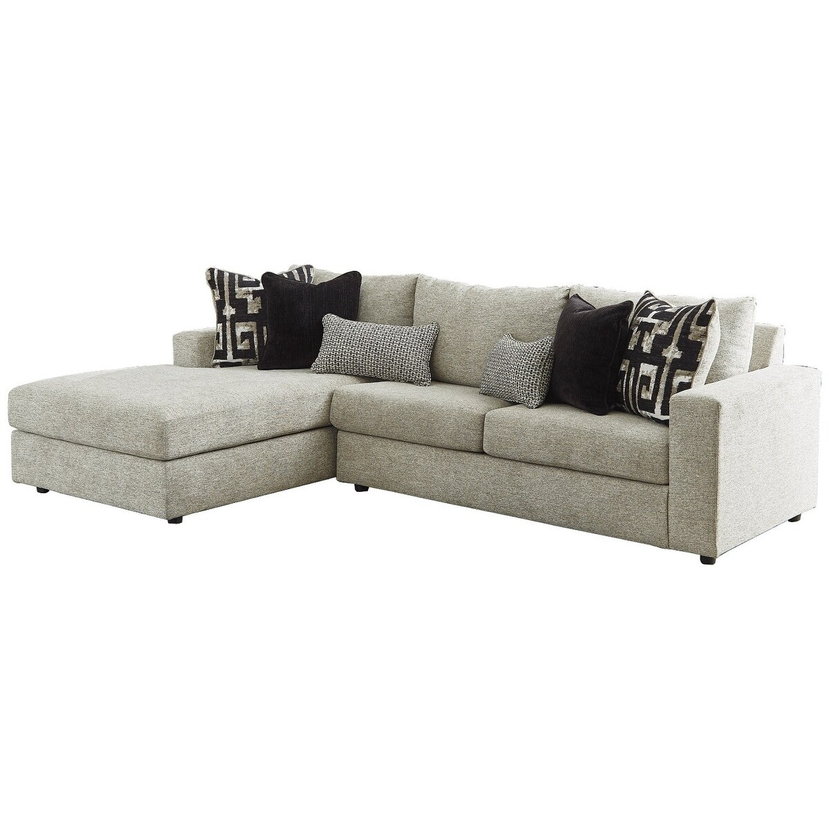 Ravenstone 2 Piece Mid Century Sectional With Sleeper And Mid Century Sectional With Sleeper