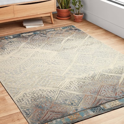 Alexander Home Armanda Modern Tribal Inspired Indoor/ Outdoor Area Rug