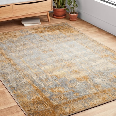 Alexander Home Armanda Modern Distressed Indoor/ Outdoor Area Rug