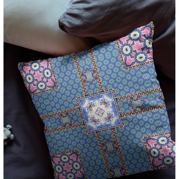 Shop Multi Color Panel Single Sided Decorative Pillow By Amrita