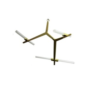 6-Light Gold Chandelier - N/A - Chandeliers For Bedrooms by Overstock.com