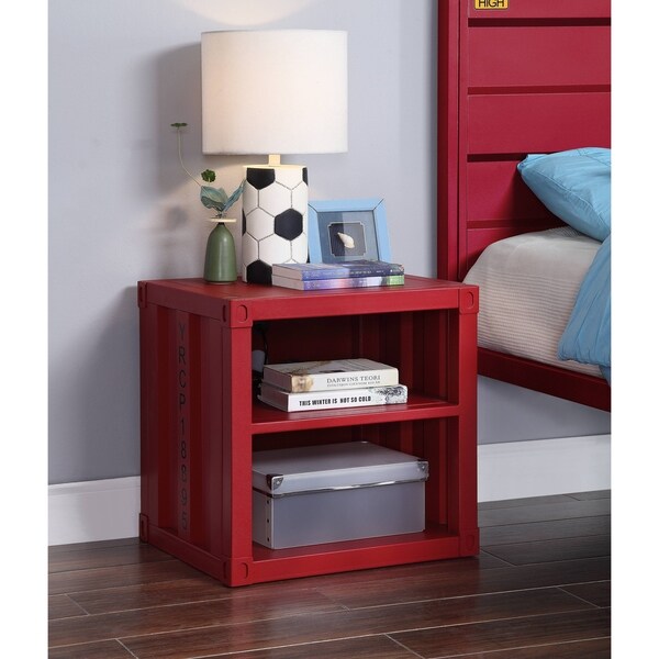 Cargo Nightstand - Red