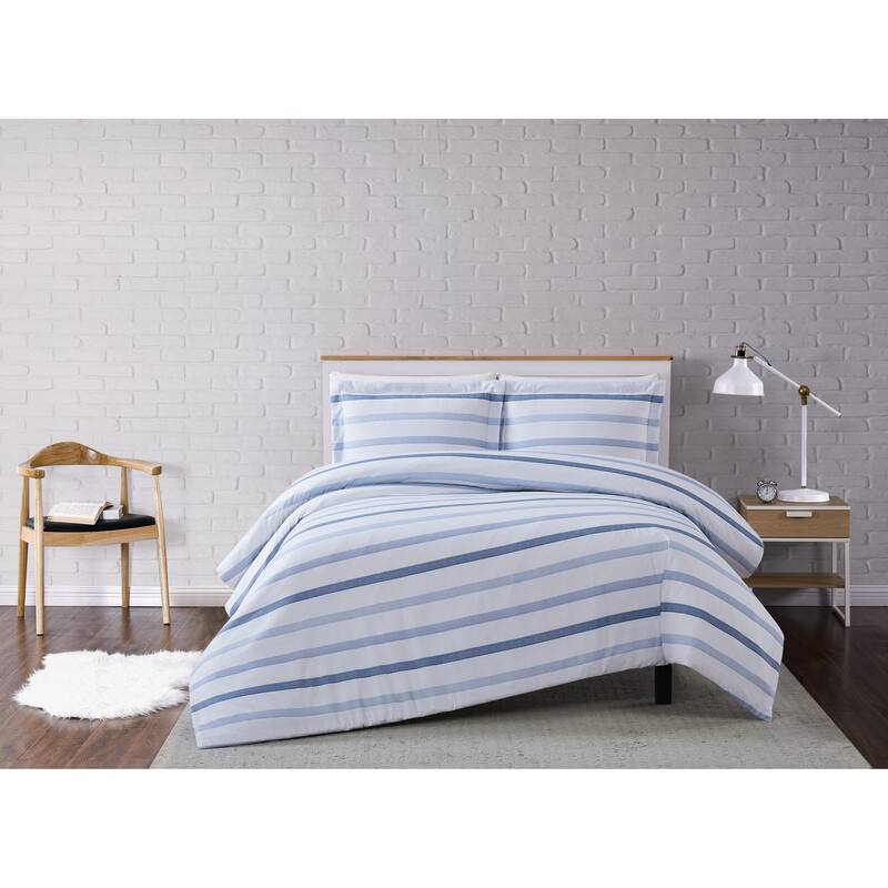 Porch & Den Brentford Waffle Stripe Duvet Cover Set