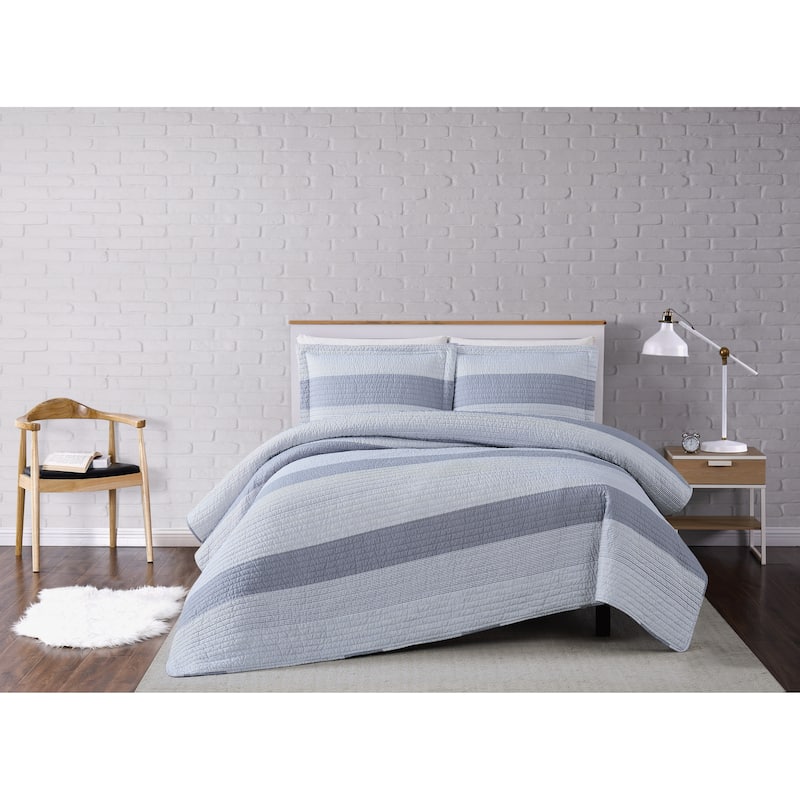 Porch & Den Brookman Multi Stripe Quilt Set