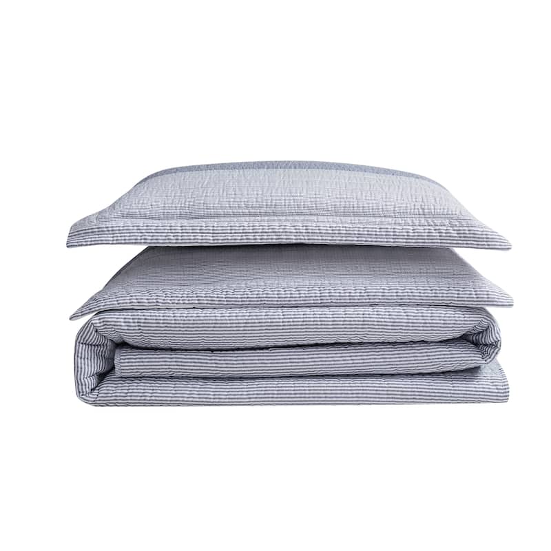 Porch & Den Brookman Multi Stripe Quilt Set