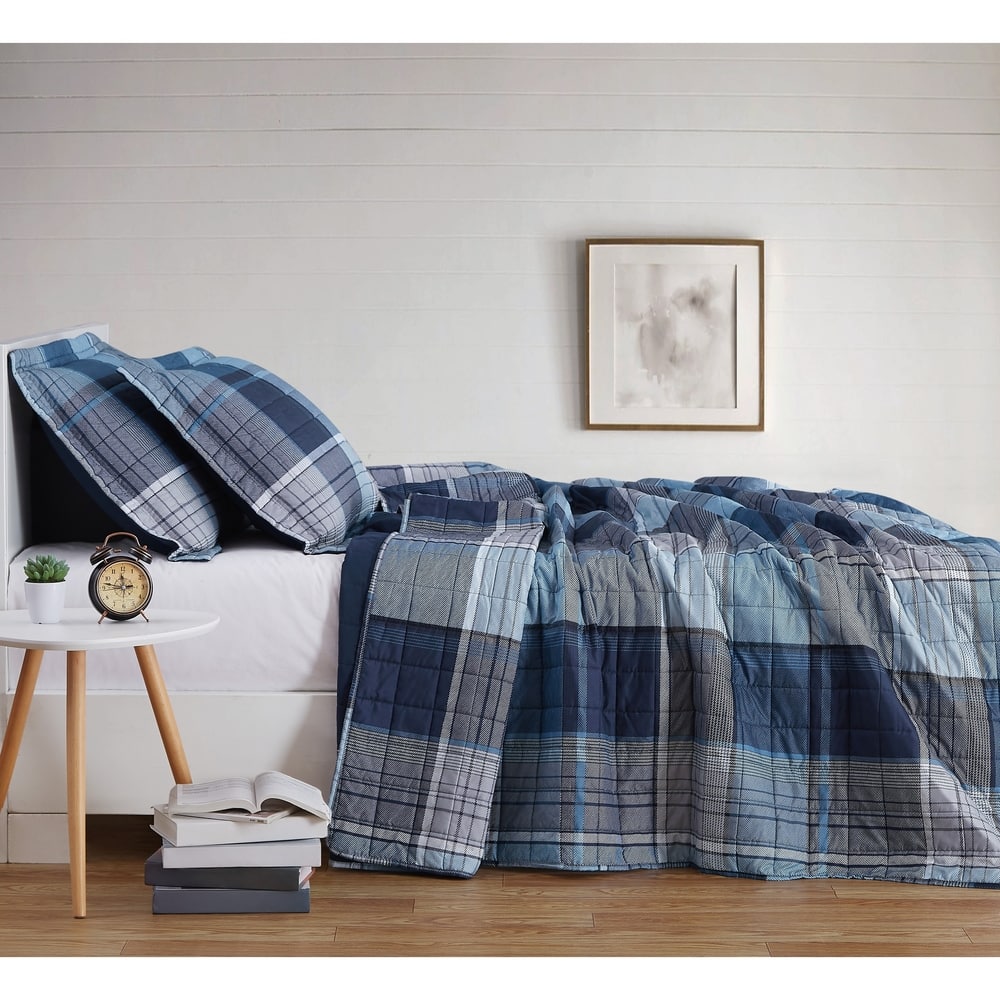 Porch & Den Burntknoll Plaid Quilt Set