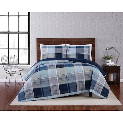Porch & Den Burntknoll Plaid Quilt Set
