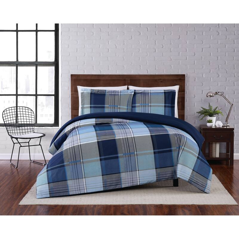 Porch & Den Burntknoll Plaid Duvet Cover Set