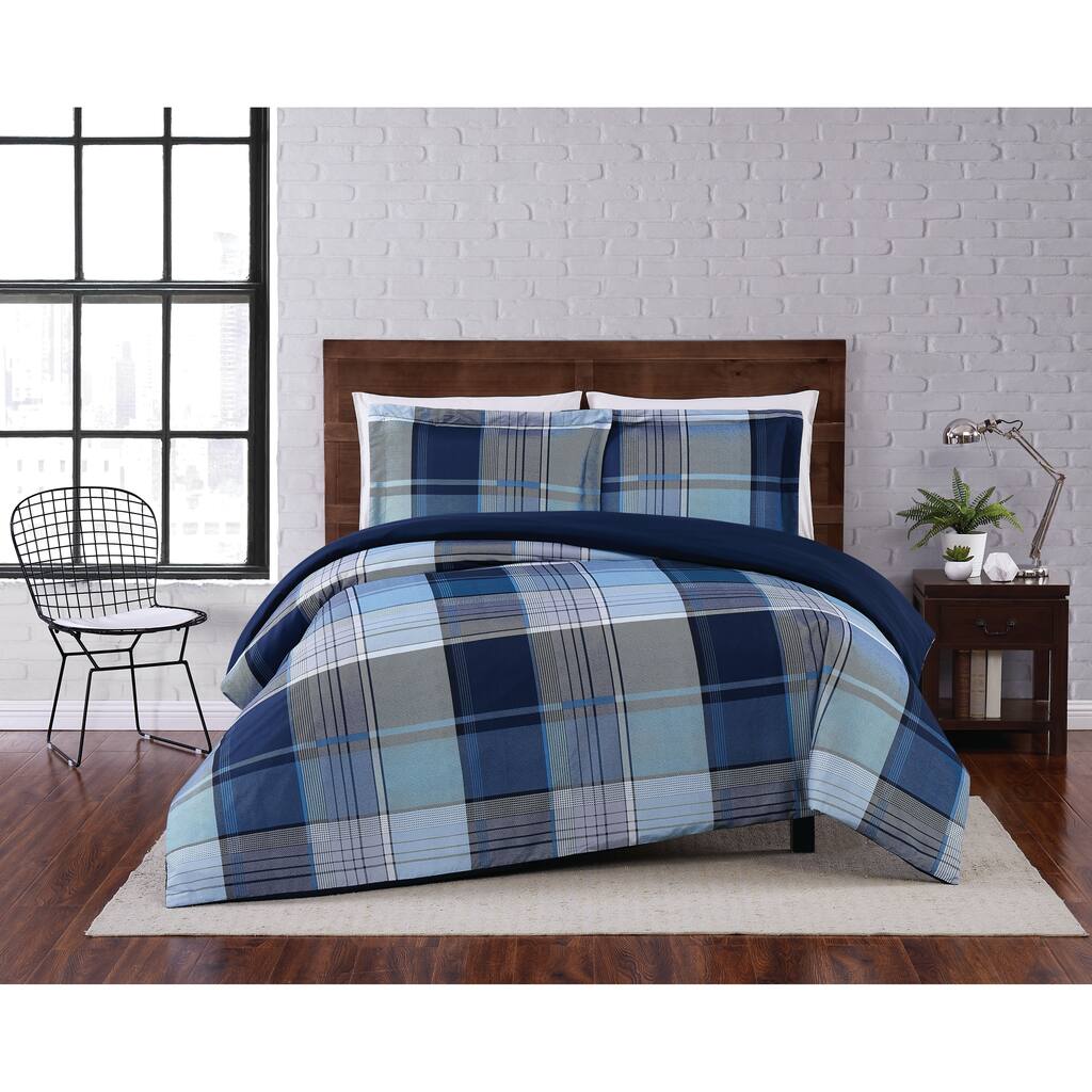 Porch & Den Burntknoll Plaid Duvet Cover Set