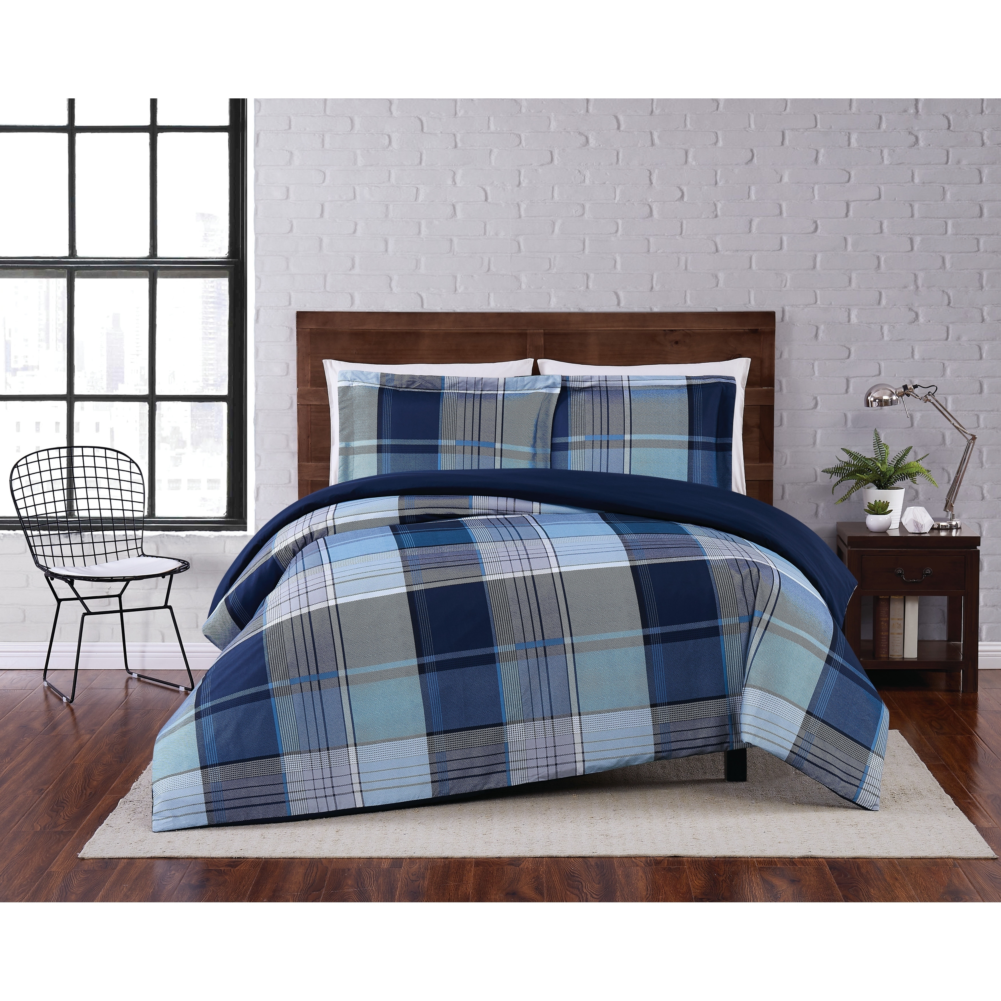 Porch & Den Burntknoll Plaid Duvet Cover Set
