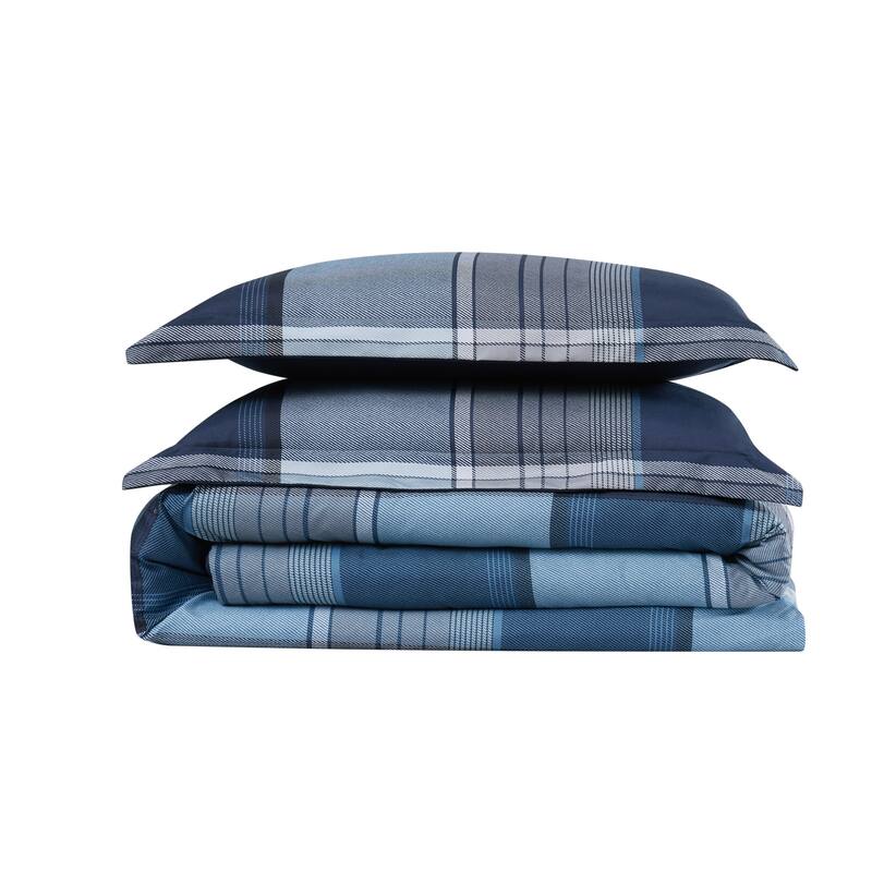 Porch & Den Burntknoll Plaid Duvet Cover Set