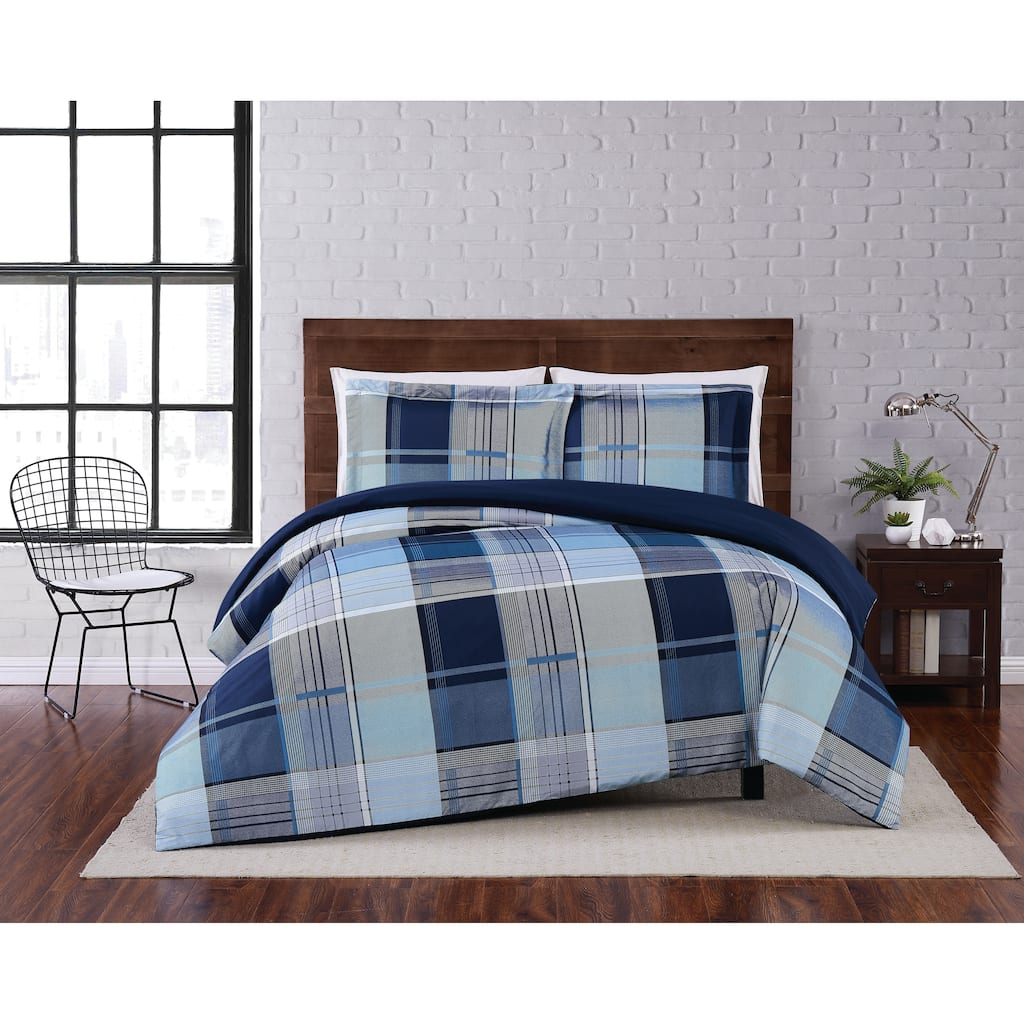 Porch & Den Burntknoll Plaid Duvet Cover Set
