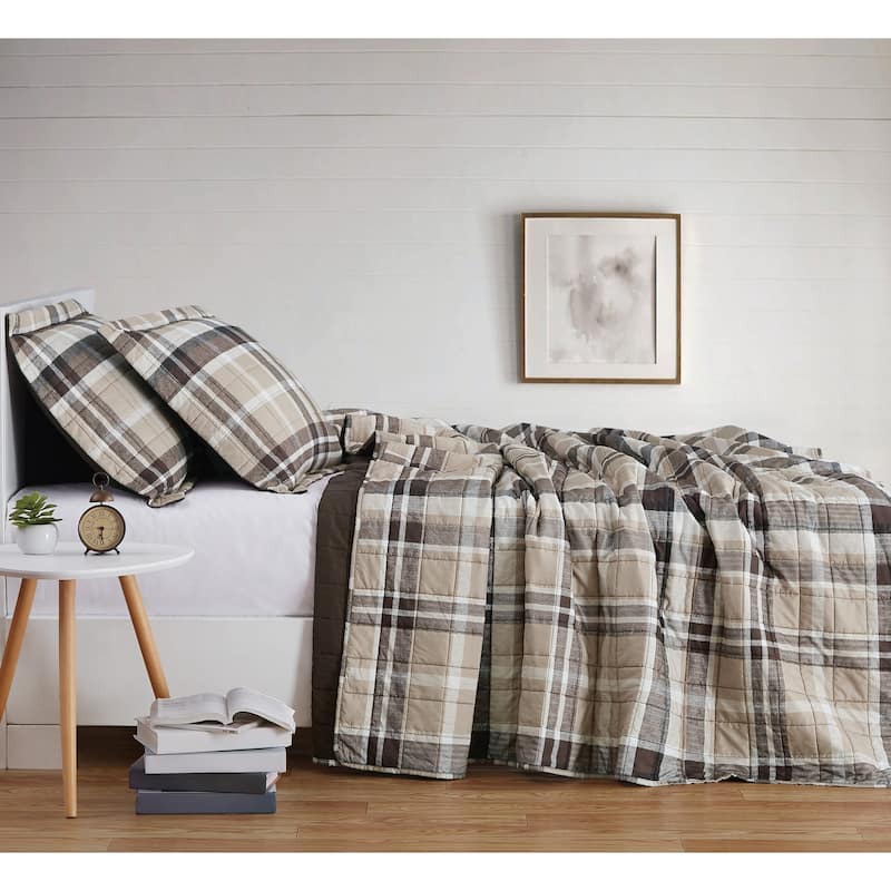 Porch & Den Brigadoon Plaid Quilt Set